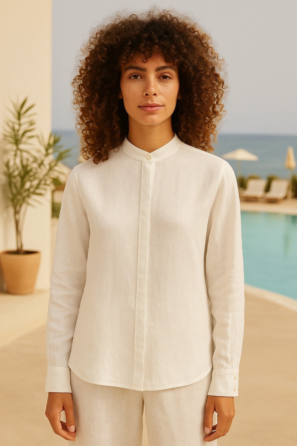 Dora Gauze Linen Shirt - Flavia Aranha