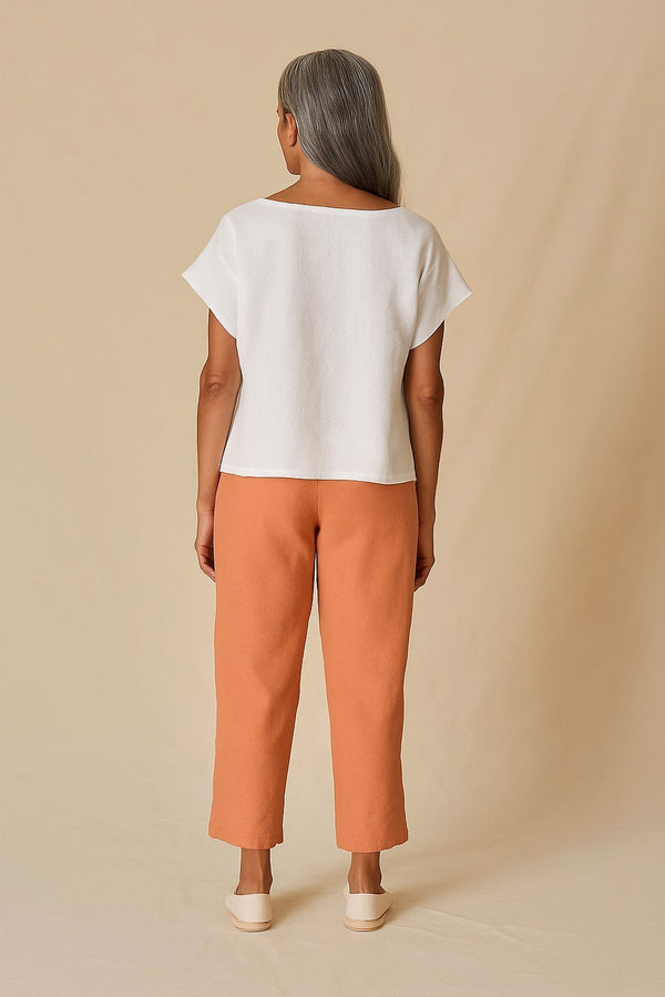 Dora Gauze Linen Blouse - Flavia Aranha
