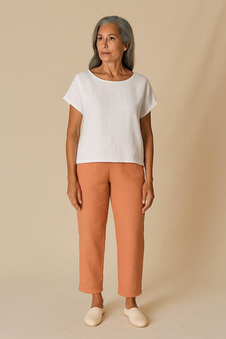 Dora Gauze Linen Blouse - Flavia Aranha