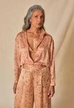 Camisa Liz Silk Shirt, Araucária Botanical Print