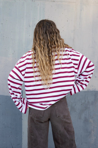 Calça Sarah Linen Trousers, Urucum and Catuaba Dye