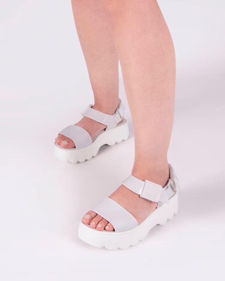 Kick Off White Platform Sandal  - Melissa