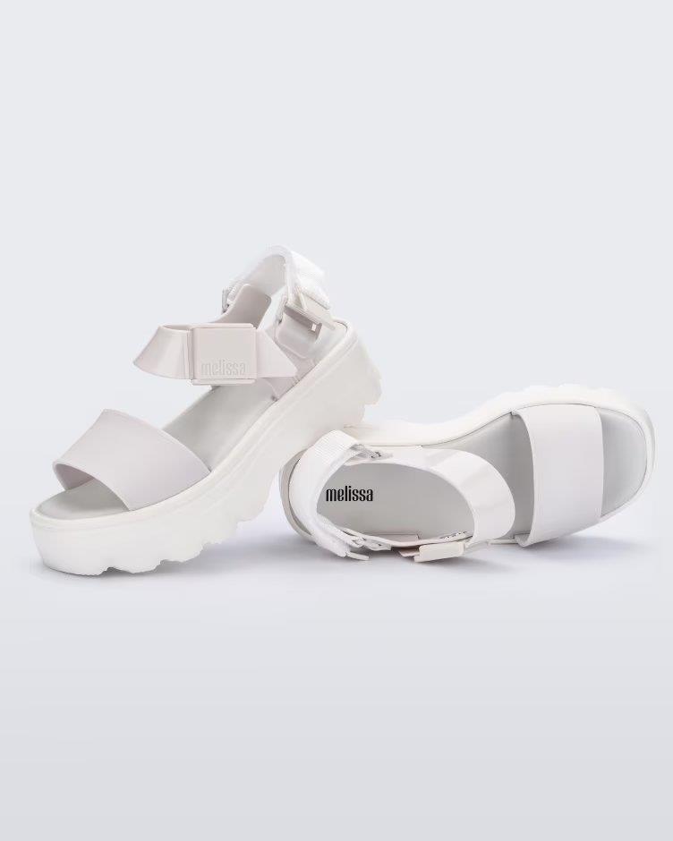 Kick Off White Platform Sandal  - Melissa
