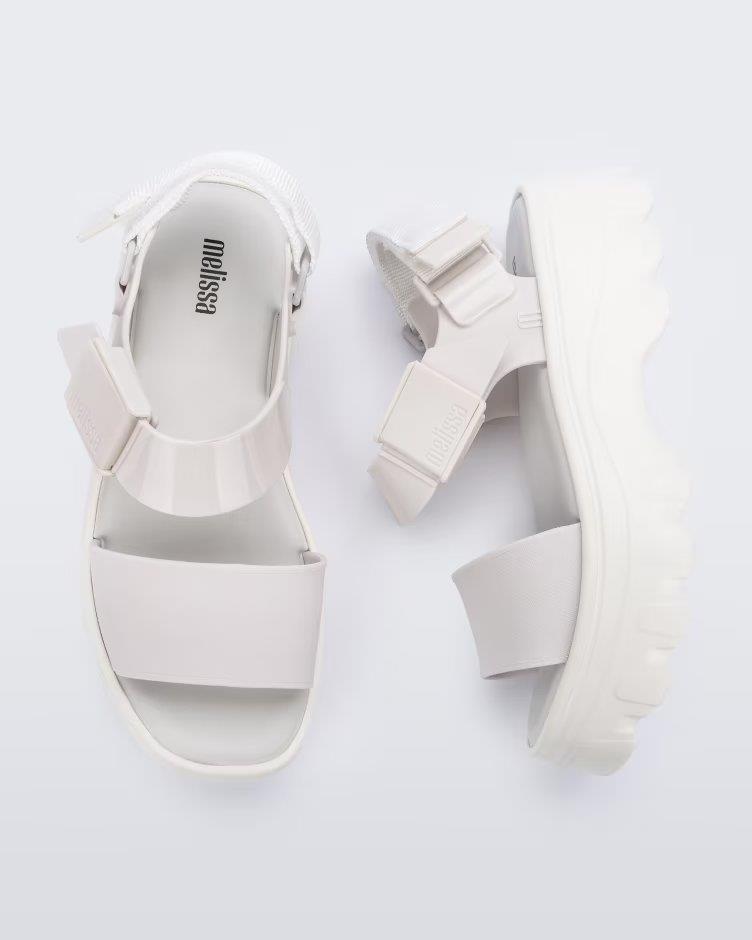 Kick Off White Platform Sandal  - Melissa
