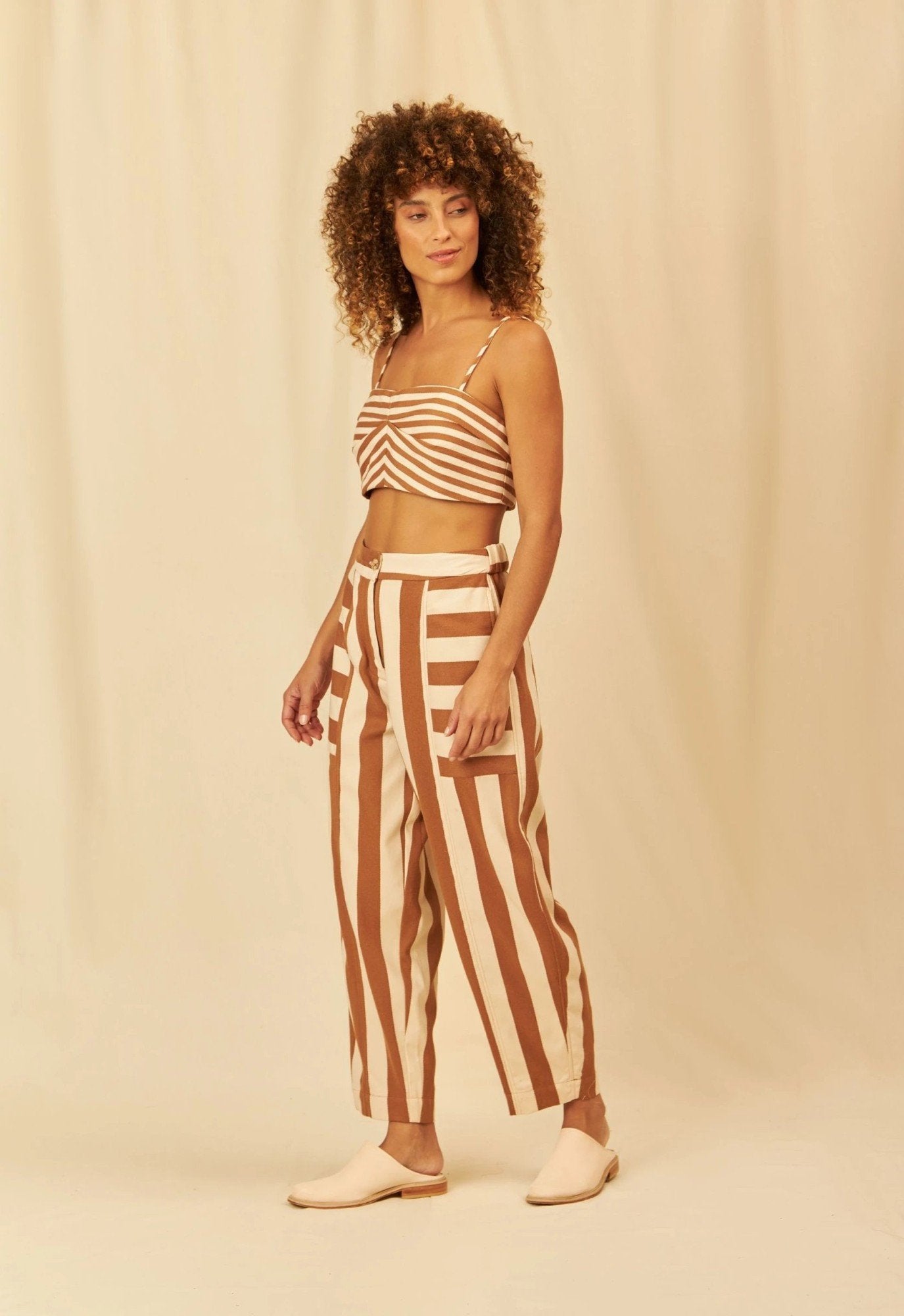 Caetana Striped Top - Flavia aranha