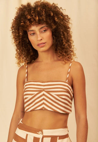 Caetana Striped Top - Flavia Aranha