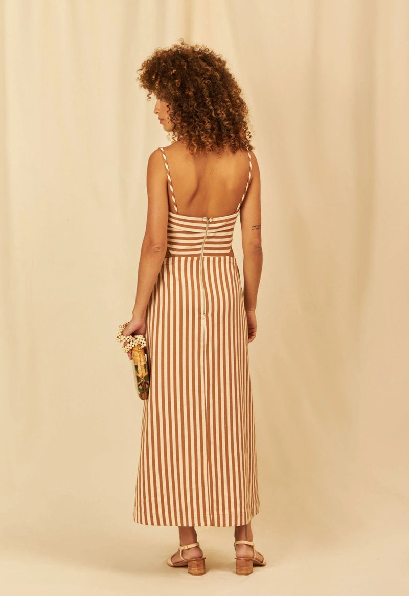 Caetana Striped Dress - Flavia Aranha