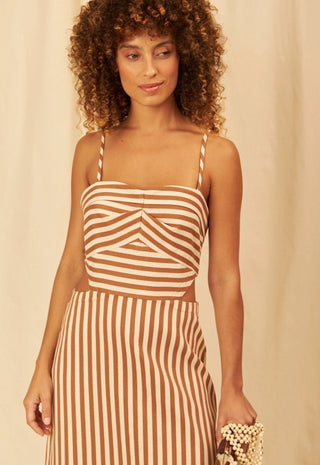 Caetana Striped Dress - Flavia Aranha