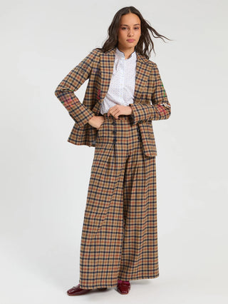 Rust Plaid Jacket