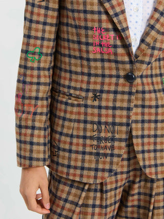 Rust Plaid Jacket