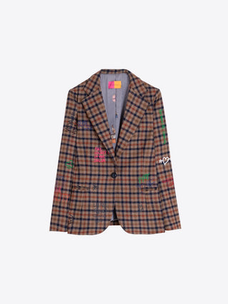 Rust Plaid Jacket