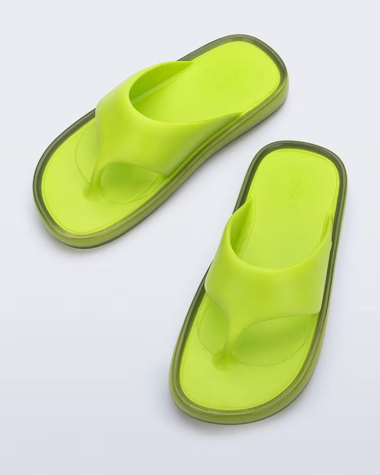 Float Acid Green Flip-Flop - Melissa