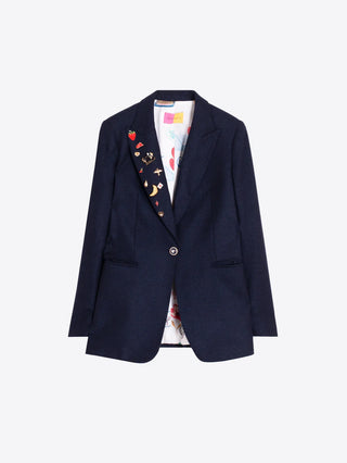 Navy Wool Jacket