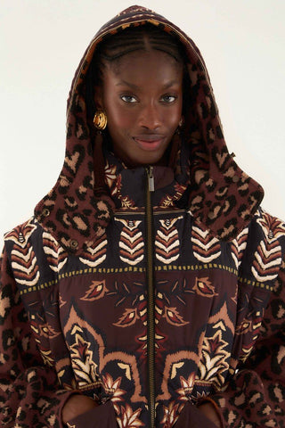 Brown Winter Ainika Puffer Jacket