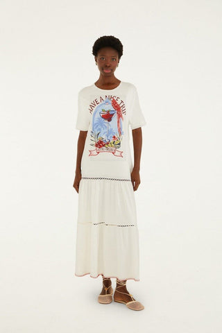 Have a Nice Trip Organic Cotton Maxi Dress