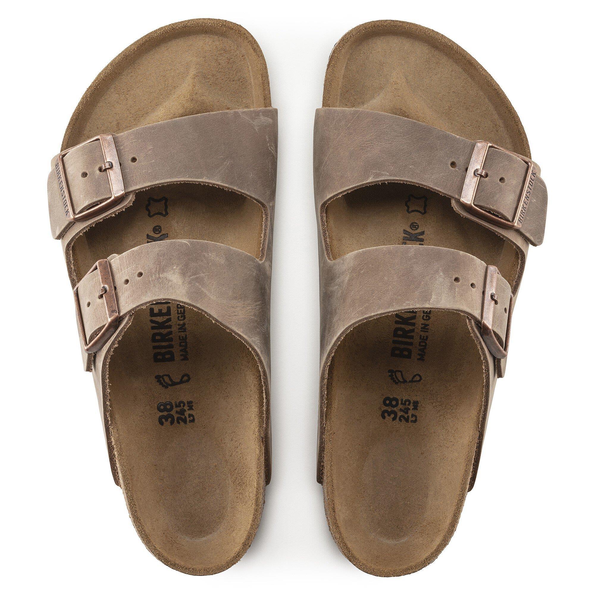 Arizona Tabacco Brown Oiled Leather Narrow