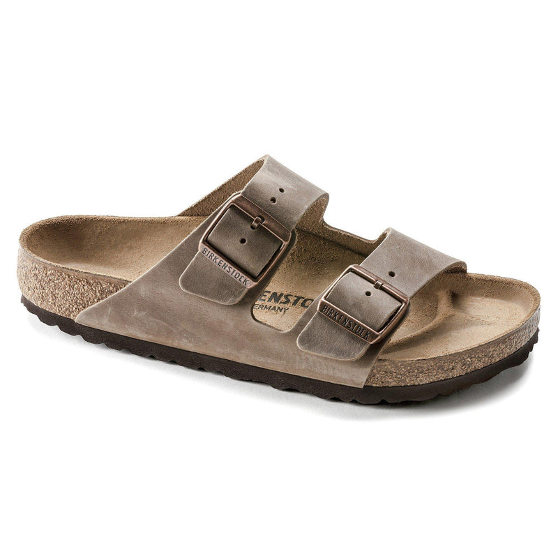 Arizona Tabacco Brown Oiled Leather Narrow - Birkenstock