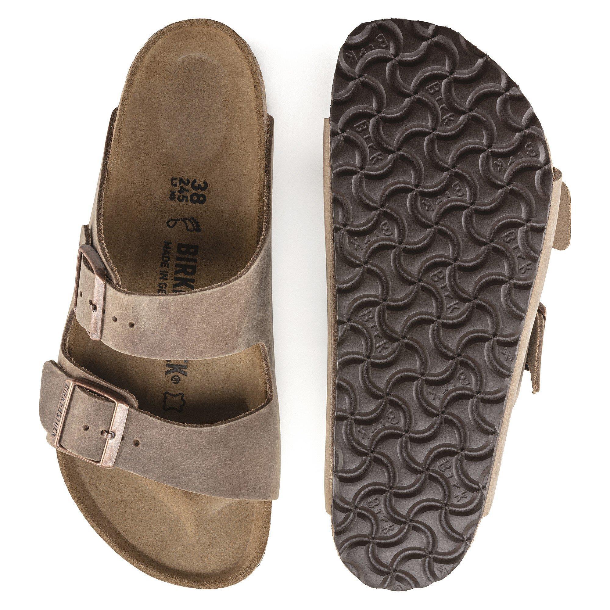 Arizona Tabacco Brown Oiled Leather Narrow