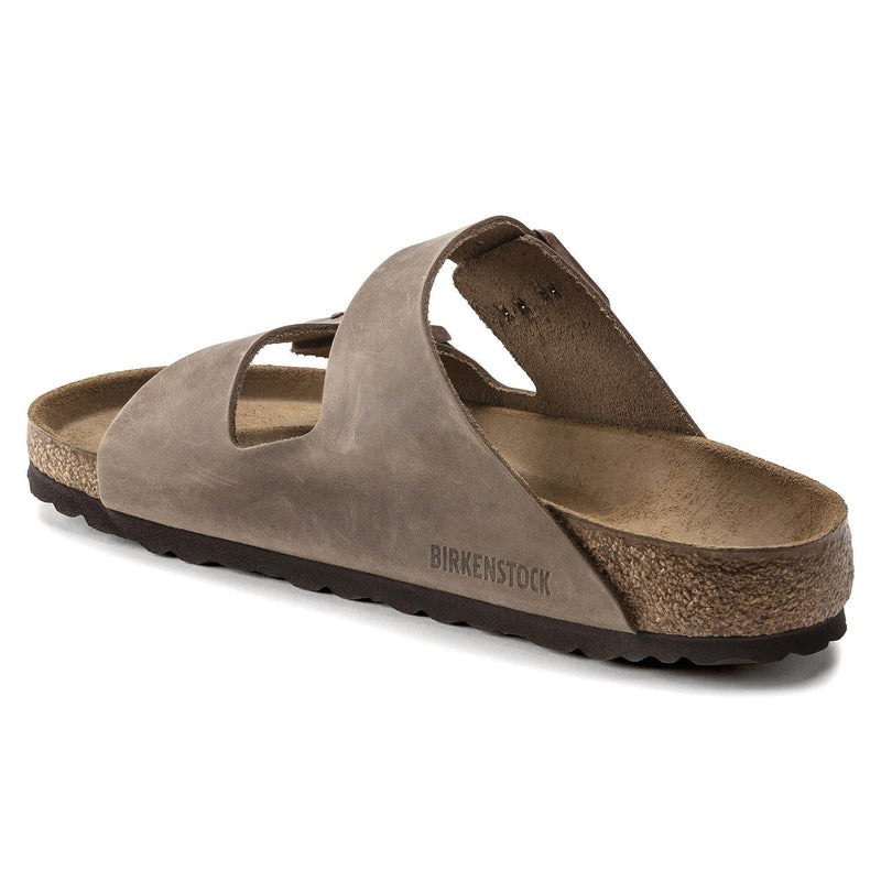 Arizona Tabacco Brown Oiled Leather Narrow - Birkenstock