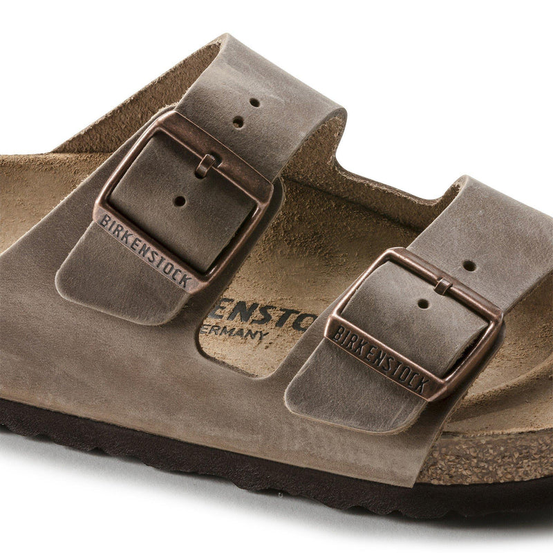 Arizona Tabacco Brown Oiled Leather Narrow - Birkenstock