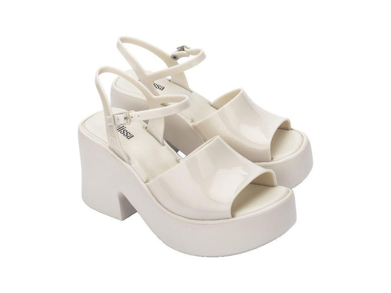 Lina Beige High-Platform Sandal - Melissa