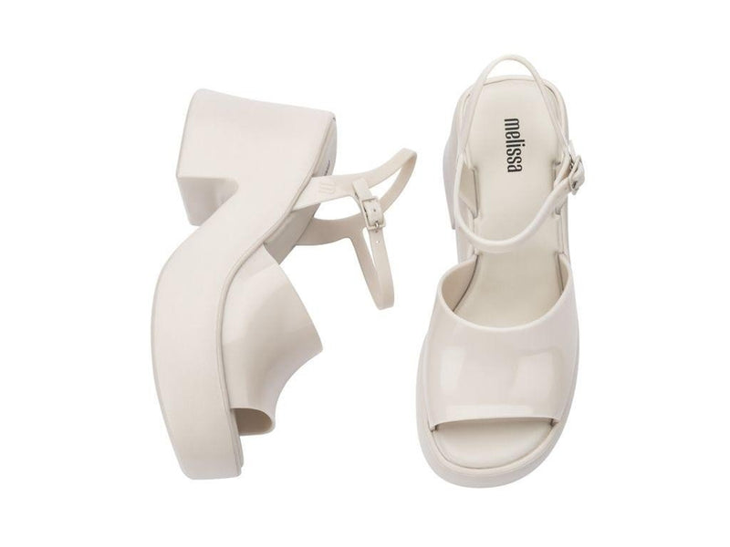 Lina Beige High-Platform Sandal - Melissa