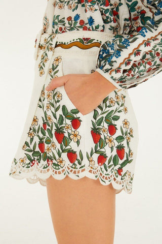 Off-White Fruit Beauty Euroflax Premium Linen Richelieu Running Shorts