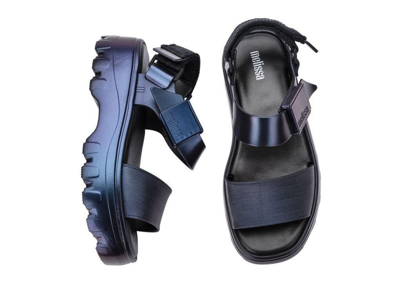 Kick Off Metalic Blue Sandal - Melissa