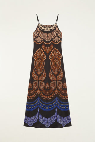 Nicole Sleeveless Slip Maxi Dress