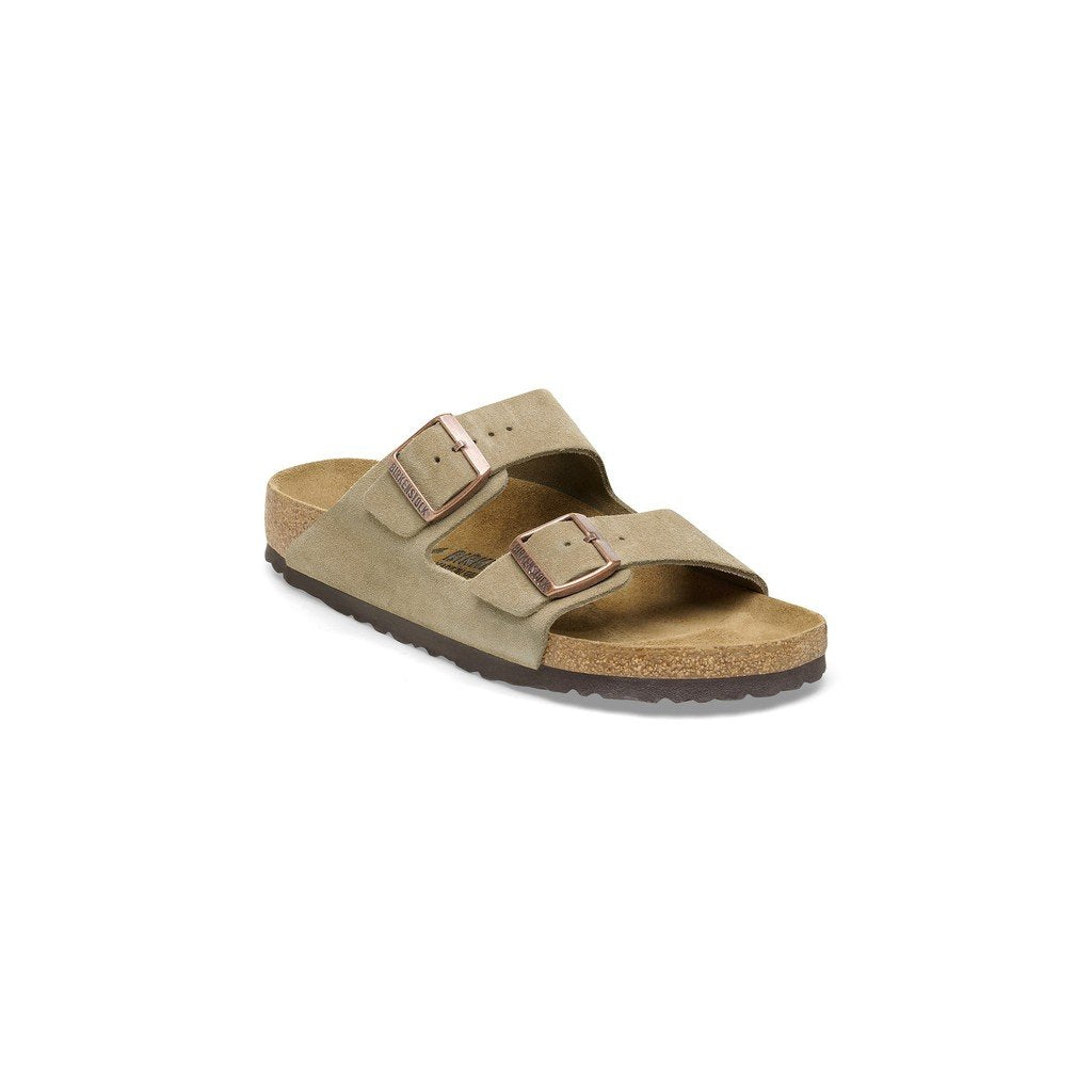 Arizona Taupe Suede Leather