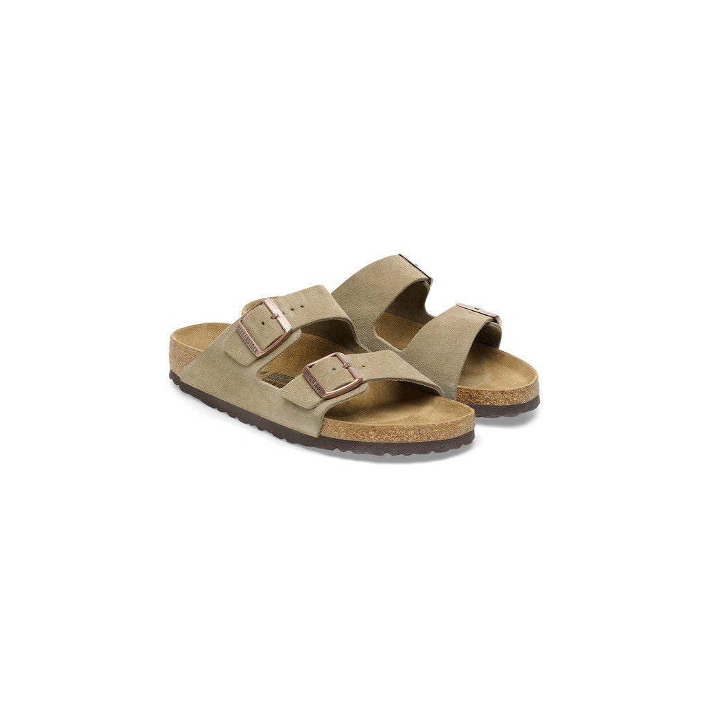 Arizona Taupe Suede Leather