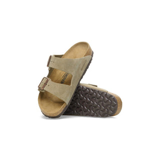 Arizona Taupe Suede Leather