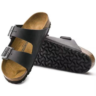 Arizona Black Natural Leather Oiled Regular