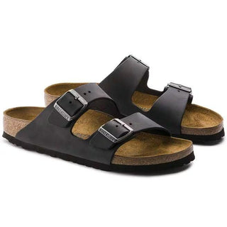 Arizona Black Natural Leather Oiled Regular
