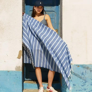 Berlenga Blue Beach Towel