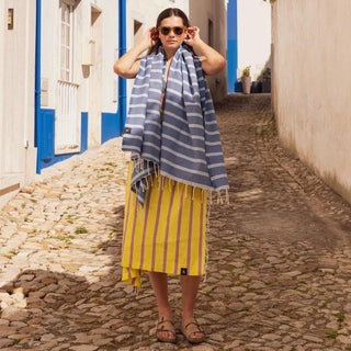 Berlenga Blue Beach Towel