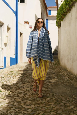 Berlenga Blue Beach Towel