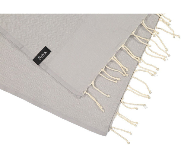 Ericeira Grey Beach Blanket - Futah