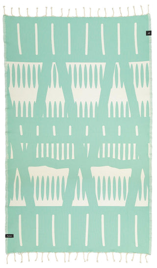 Beabish Green Individual Towel - Futah