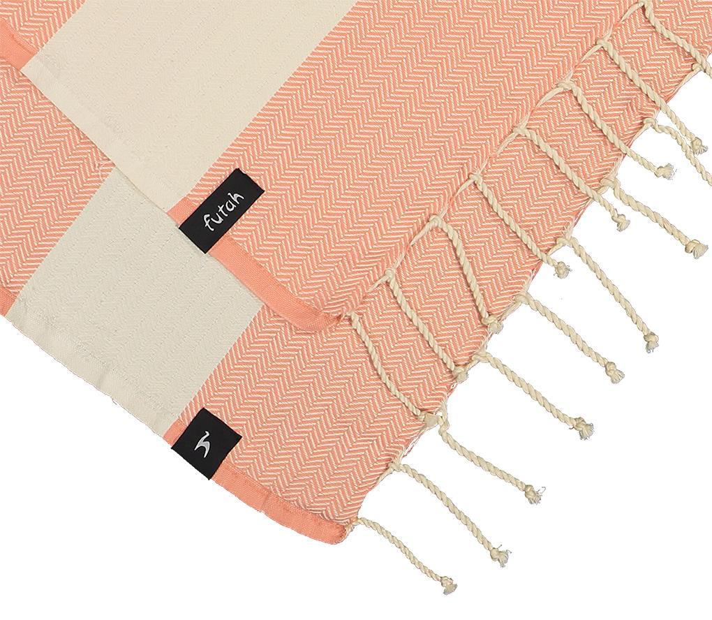 Bedu Coral Individual Towel - Futah