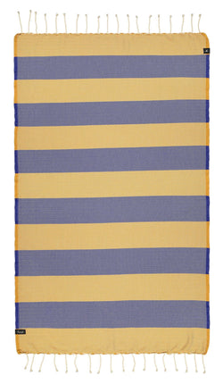 Bedu Blue & Gold Individual Towel - Futah