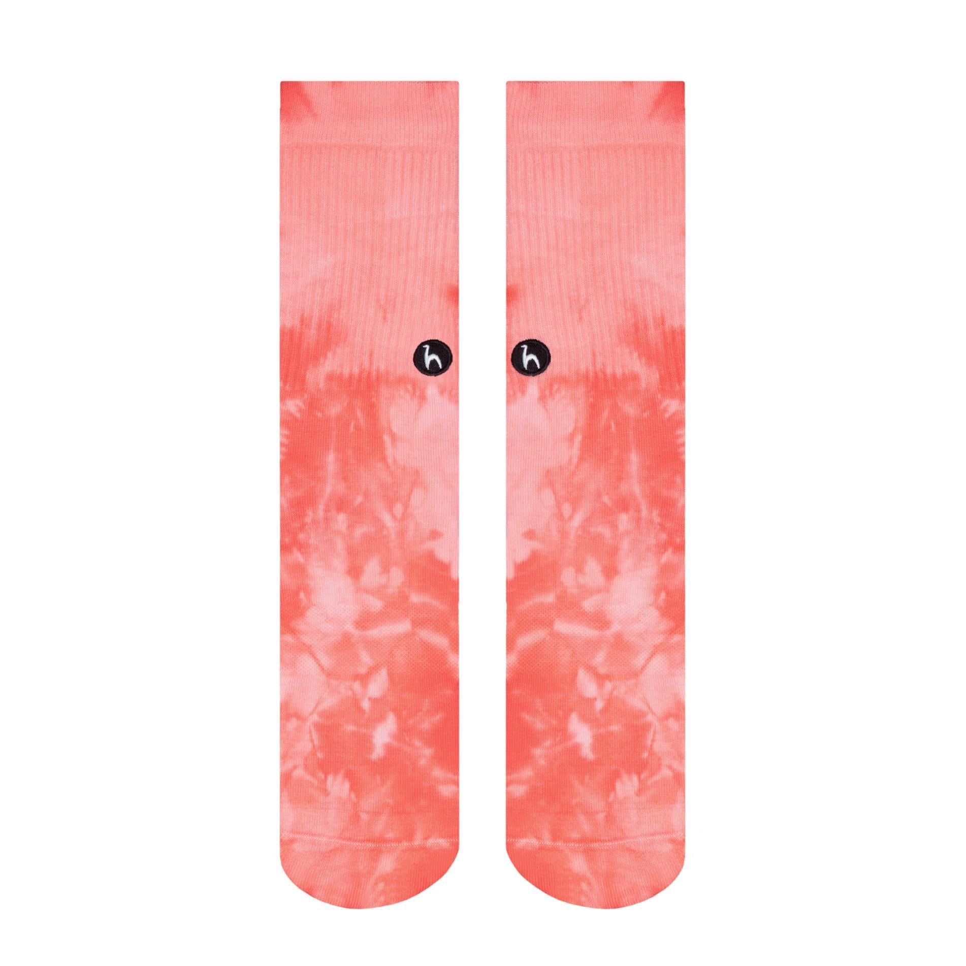 Tie Dye Coral Socks L - Futah