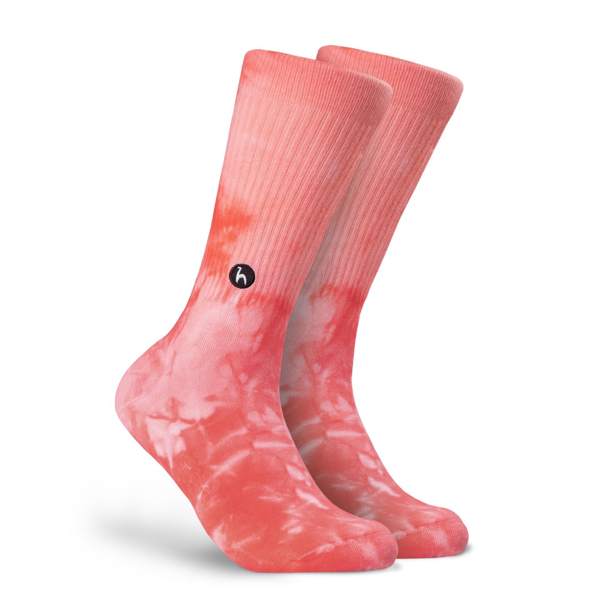 Tie Dye Coral Socks L - Futah