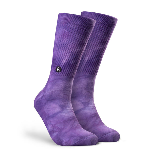 Tie Dye Lilac Socks L - Futah