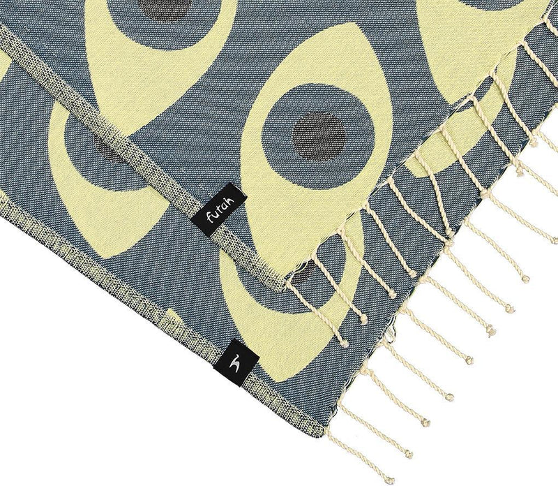 Daintree Blue Beach Towel - Futah