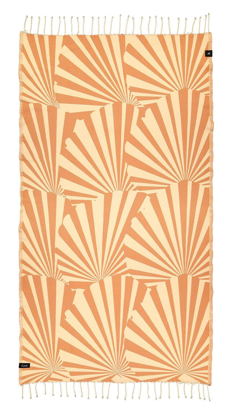 Taiga Apricot Beach Towel - Futah