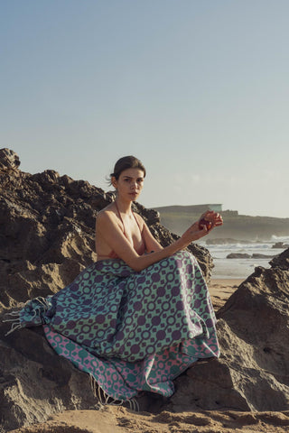 Amazónica Purple Beach Towel - Futah