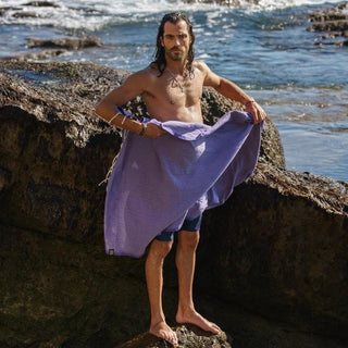 Ericeira Beach Towel Purple