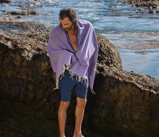 Ericeira Beach Towel Purple