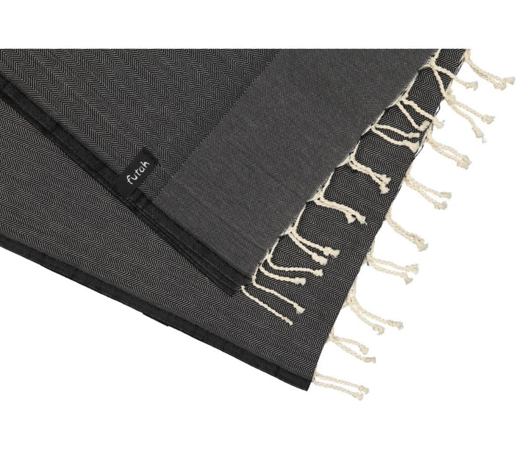 Ericeira Black Beach Towel - Futah